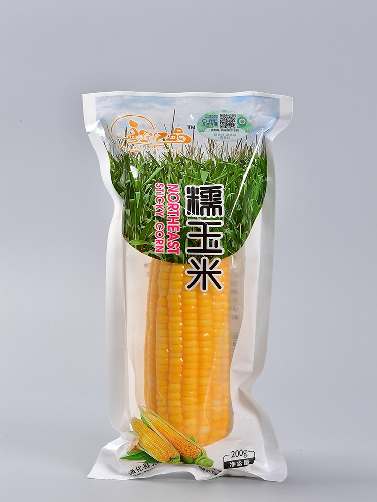 豆农亿品东北有机黄糯玉米一箱装（200g*8根）