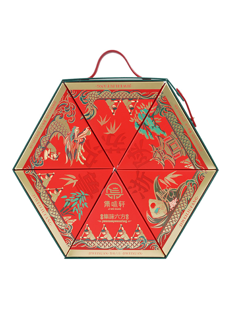 【合众精选】集味轩 集味六方粽子礼盒1550g