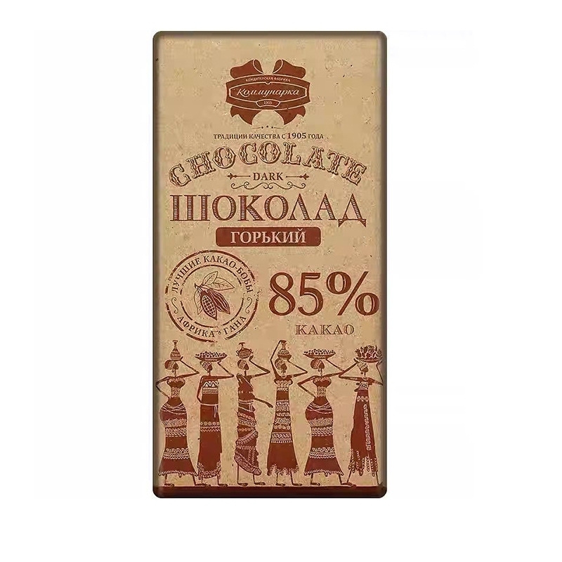 俄罗斯康美纳卡纯黑巧克力·72%10盒