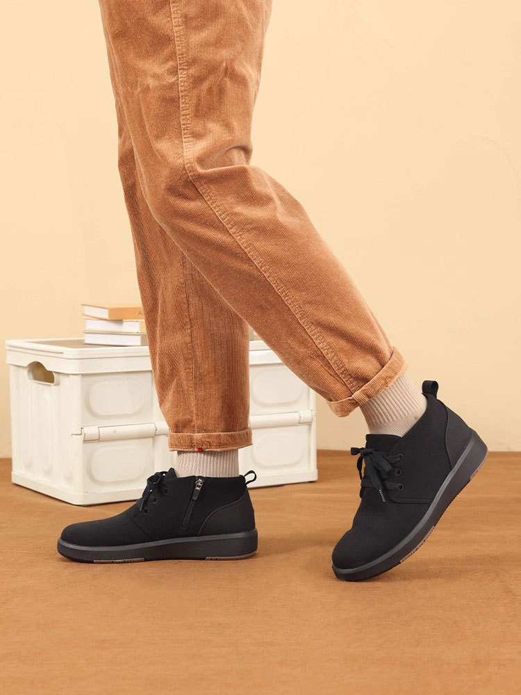 日本品牌Pansy男士中帮靴·黑色