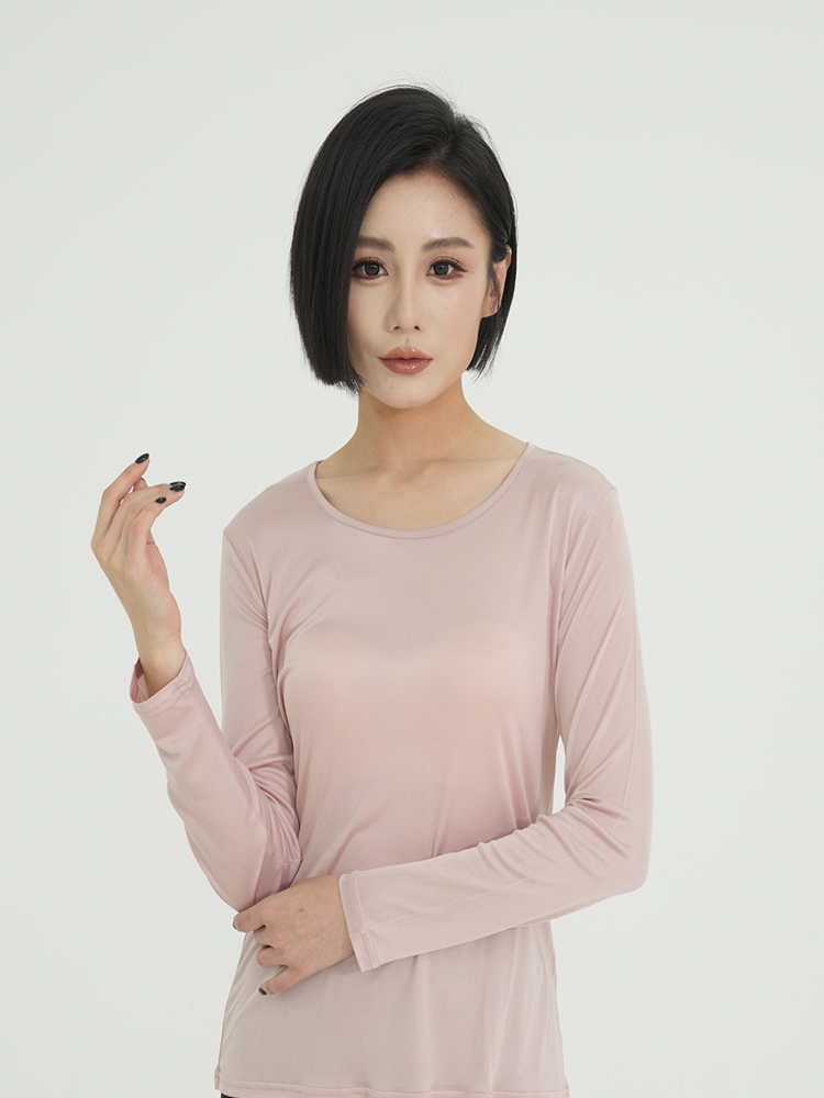 阙兰绢100桑蚕丝舒适亲肤套装·女