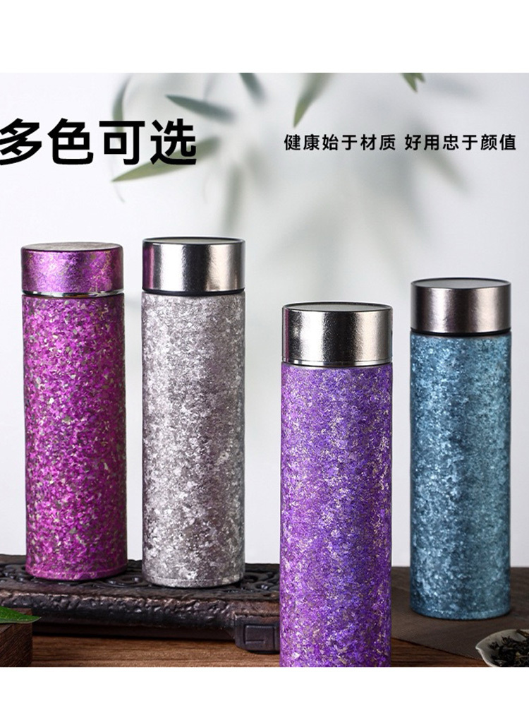 纯钛轻奢高颜值色彩锁鲜保温杯450m·礼盒