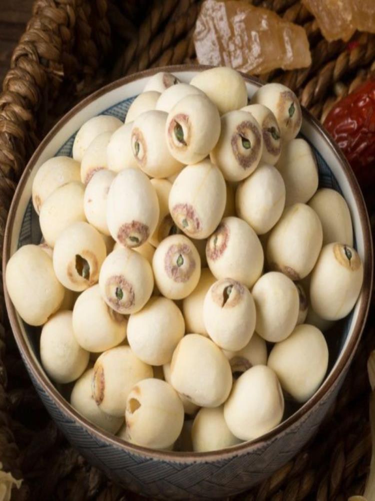 白莲子 500g 煲汤食材 农家特产 食用 粉糯 干货