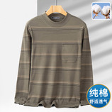 8816半高领军绿色