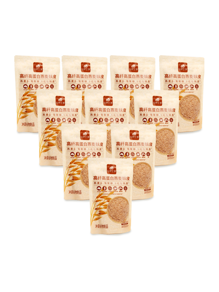 自然之臻高纤高蛋白燕麦麸皮