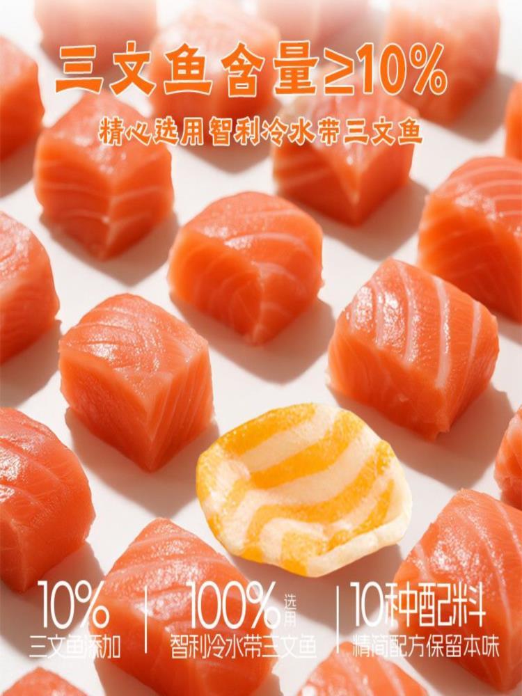 自炸三文鱼片 450g/盒 吃货必备自炸更健康