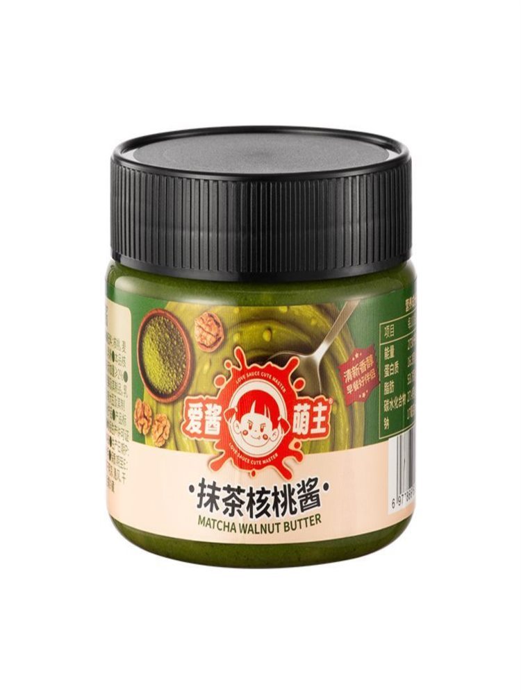 抹茶核桃酱 210g*3罐 面包吐司涂抹轻食优质脂肪蛋白健身轻食