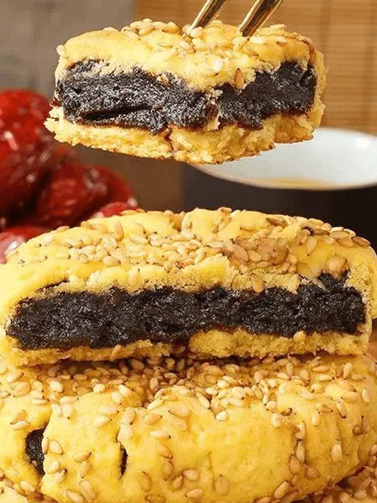 【无添加】全麦高钙软桃酥320克*4盒