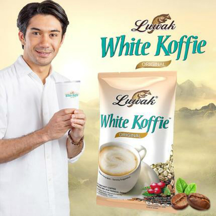 Luwak印尼进口 猫屎速溶提神白咖啡200g/包 原味