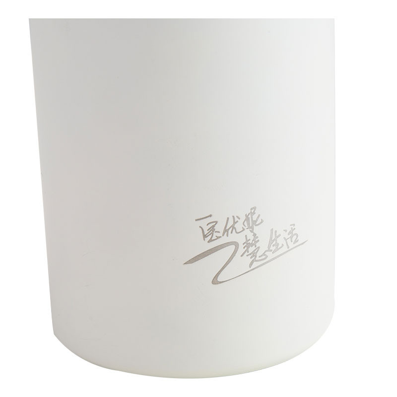 宝优妮户外便携式不锈钢保温杯水杯DQ9135-1·350ml米白色