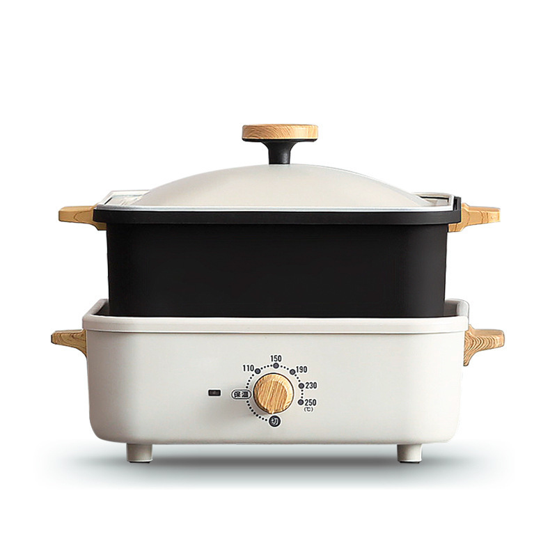 安家乐升级分体电煮锅多功能料理锅韩式电热锅多功能锅