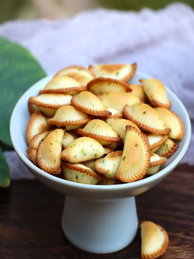 海苔脆饺 200g*5袋 酥饺 黄金饺子 香脆空心饼干 网红办公室零食
