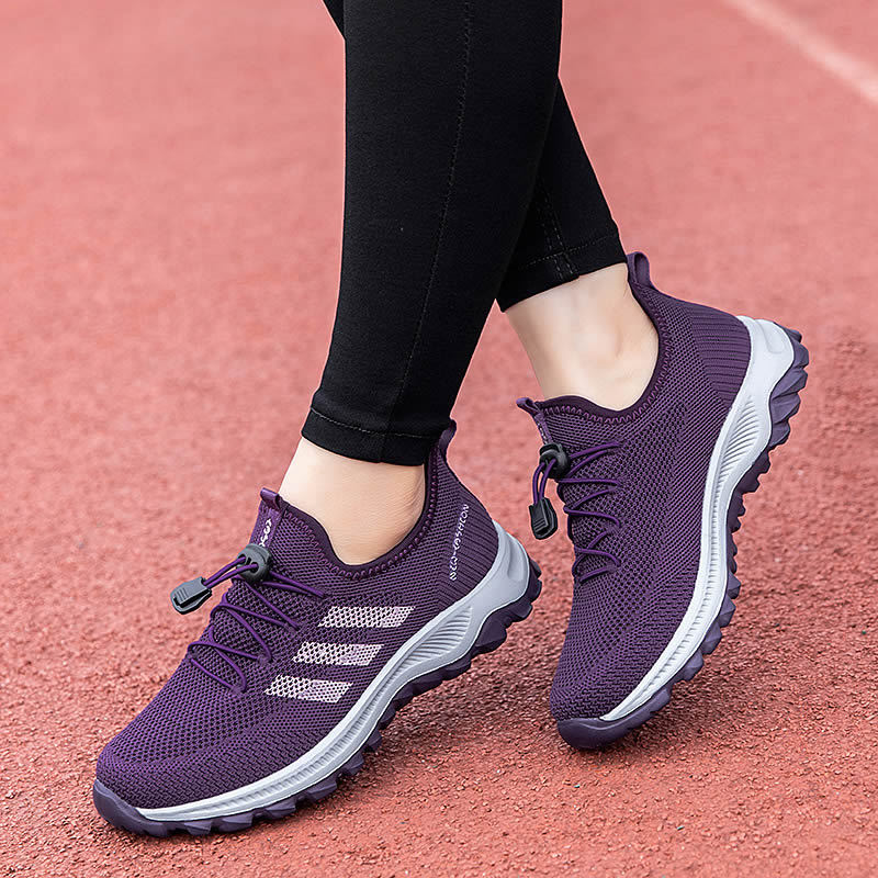 SSYAOGE妖歌夏季网面中老年大码散步鞋2109·女款紫色