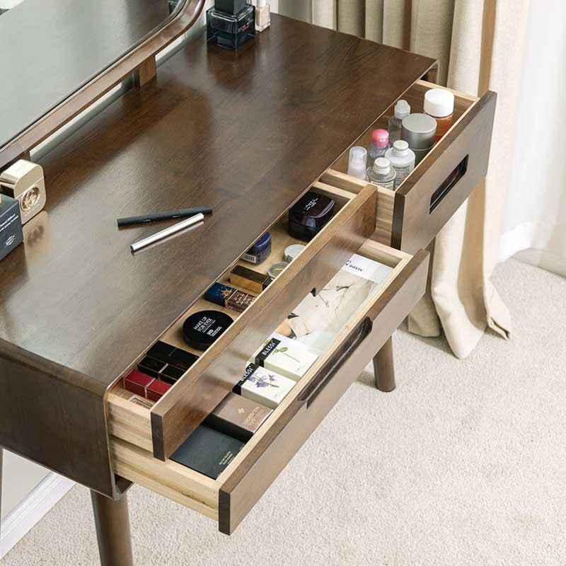 英尼斯INNESS·实木梳妆台一体化妆桌床头桌