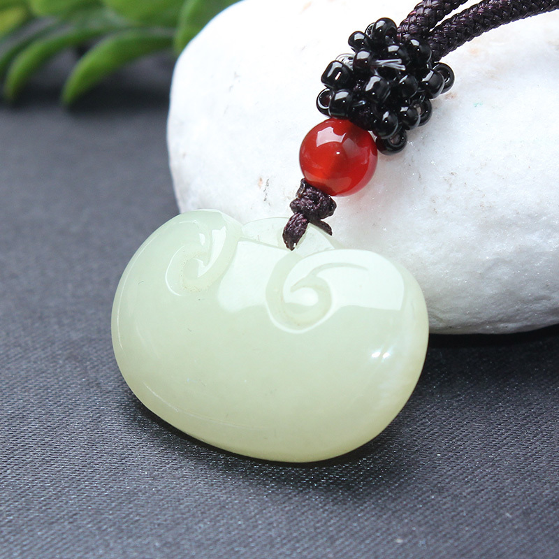 映时雅致黄玉如意吊坠