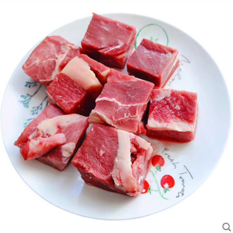 内蒙古精修牛腩肉1KG/包*4包新鲜牛腩块清真锡盟牛肉大块整块原切黄牛肉生鲜冷冻