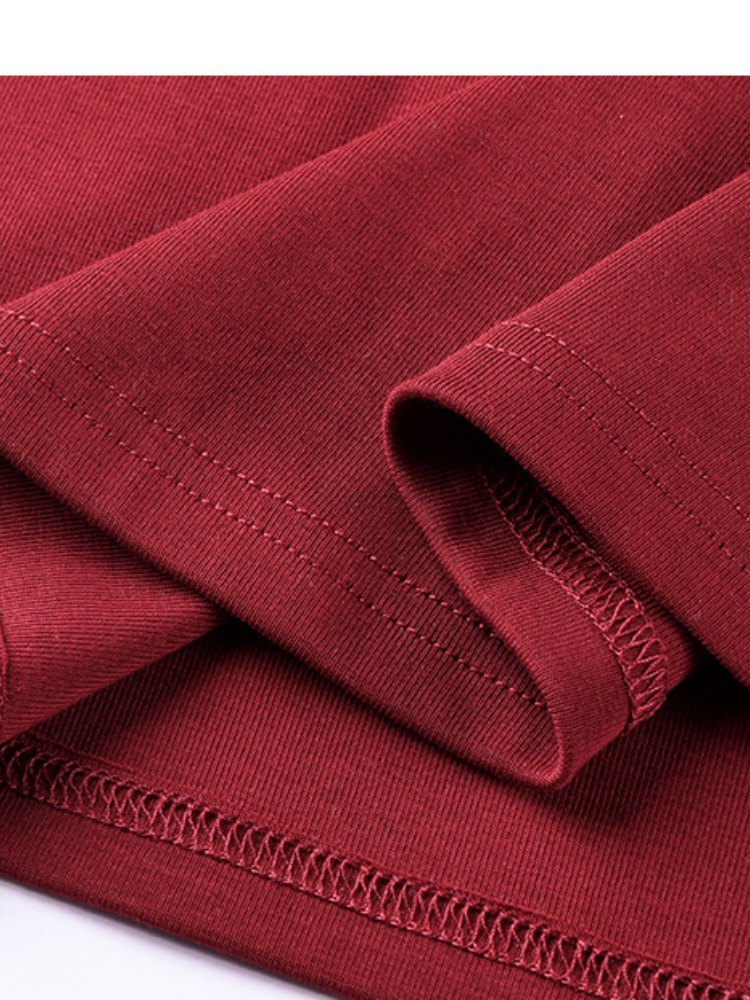 【92精梳棉】轩凌子撞色设计圆领T恤S82610019·奶杏色