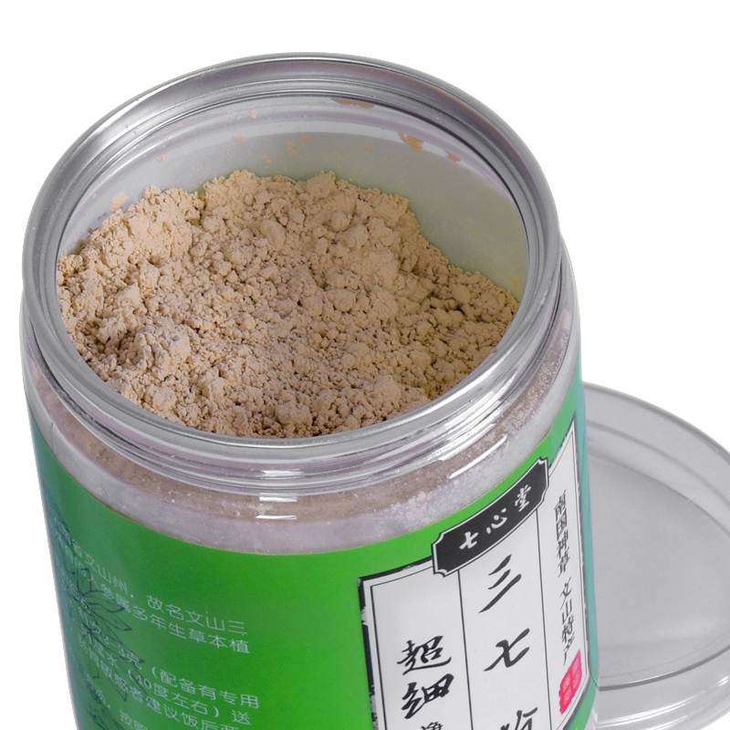 七心堂云南文山三七粉150g*4瓶（赠送礼袋）