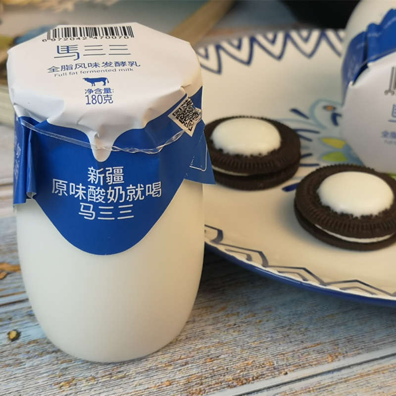 【有山有水】新疆0添加剂小白罐酸奶180g*12罐