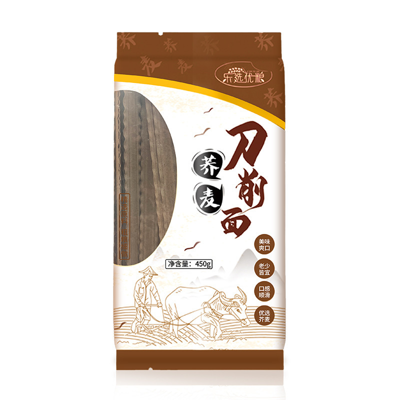 【粗粮】荞麦刀削面 450g/袋*5