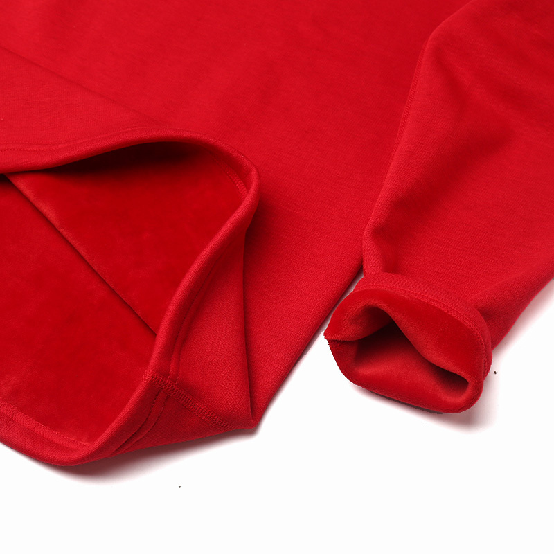 纤丝鸟羊毛男款套装·19310中国红