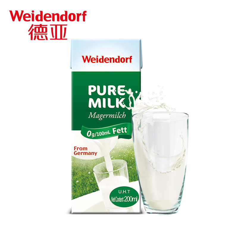 脱脂200ml*30盒商品清单德亚脱脂纯牛奶200ml*30盒规格参数200ml*