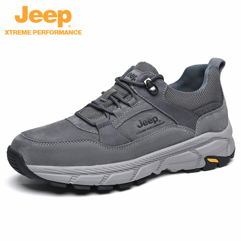 jeep男鞋轻便软底休闲运动P231291251·灰色