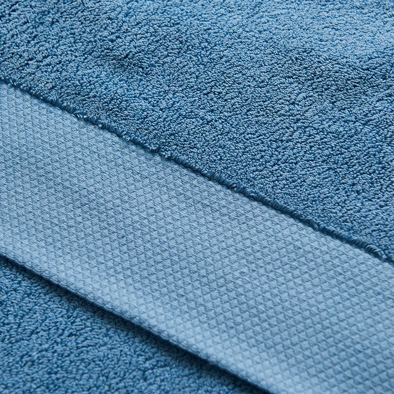 一梦洲际酒店同款加厚宽缎超柔浴巾一条装·中蓝