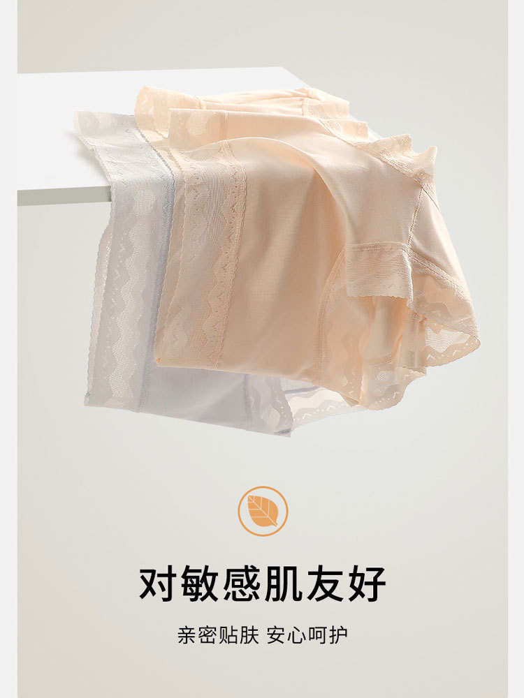 5条装80S兰精莫代尔裸肤感高弹健康内裤186012#·五色混装