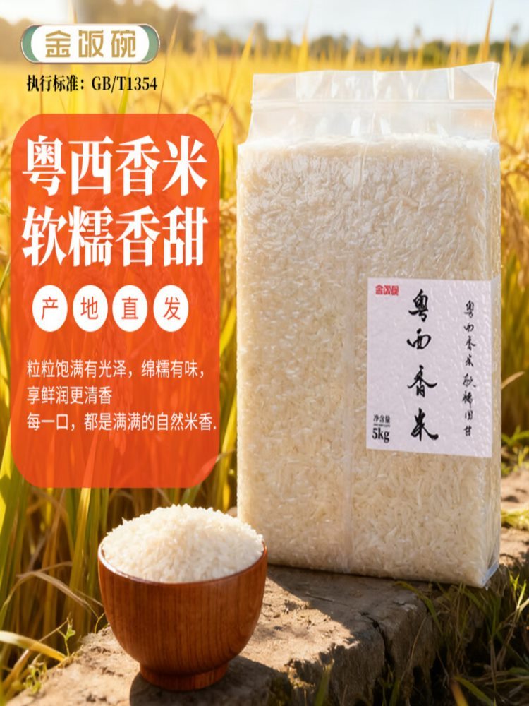 粤西香米 10斤 生态种植 当季新米真空米砖防潮防虫