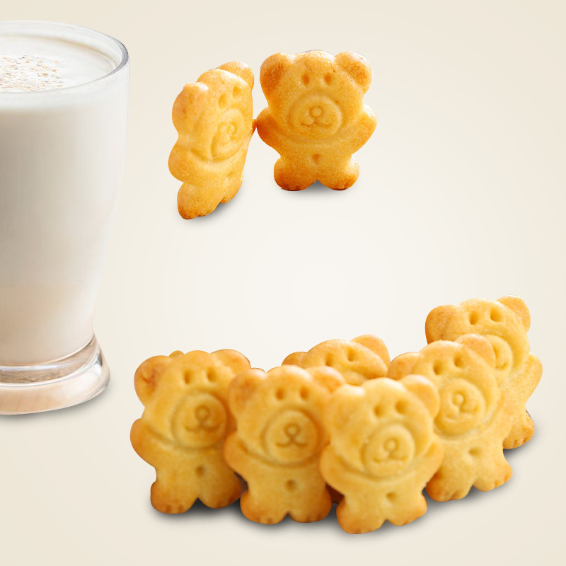 益品麦小熊饼干