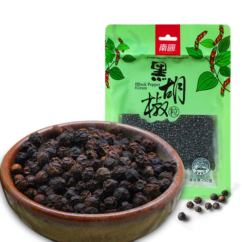 南国 海南特产黑胡椒粒250g*2袋
