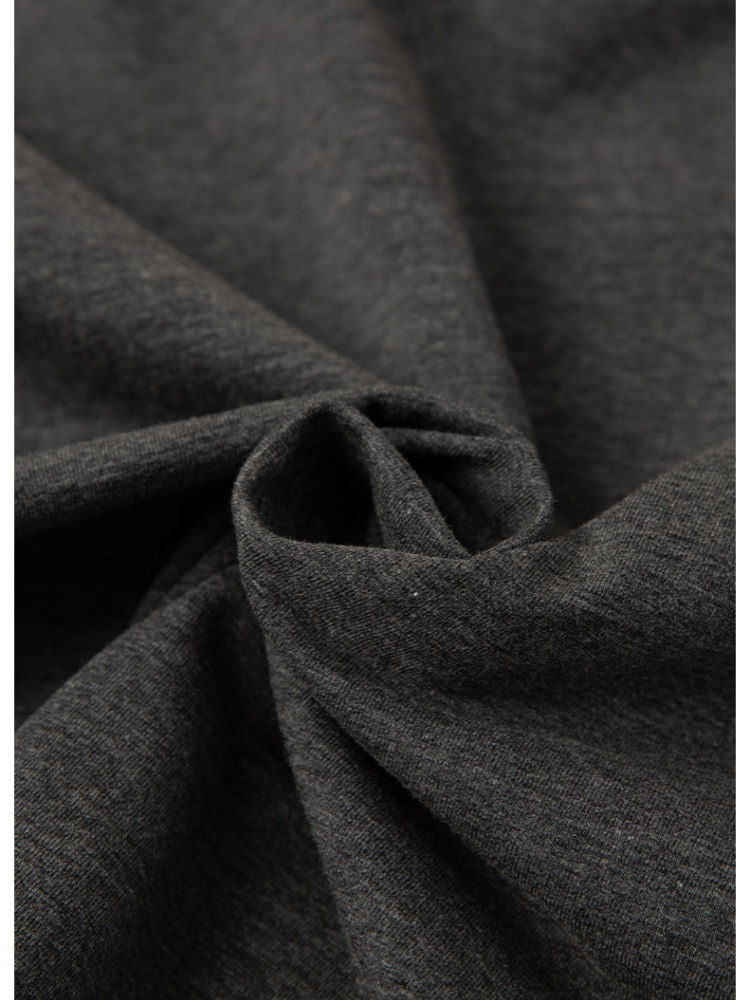 凯诗帕绣花拼接V领T恤6418·花黑