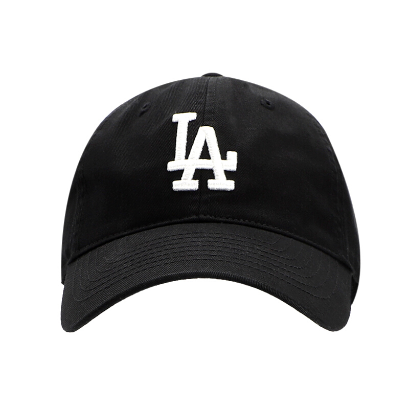 MLB 棒球帽刺绣LOGOLA/NY休闲鸭舌帽32CP6611·黑色大LA
