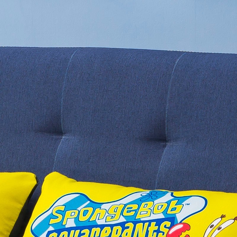 雅客集艾琳娜休闲沙发颜色可选·黄色配蓝色FB-20303YE