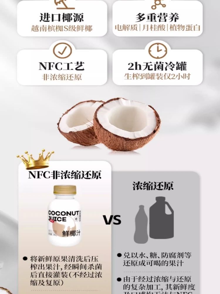 逆·NFC鲜椰汁246g*10瓶/箱（包装随机）