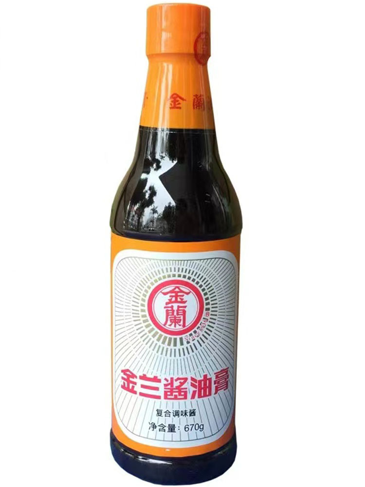 【台湾特产】金兰酱油膏670克/瓶*2
