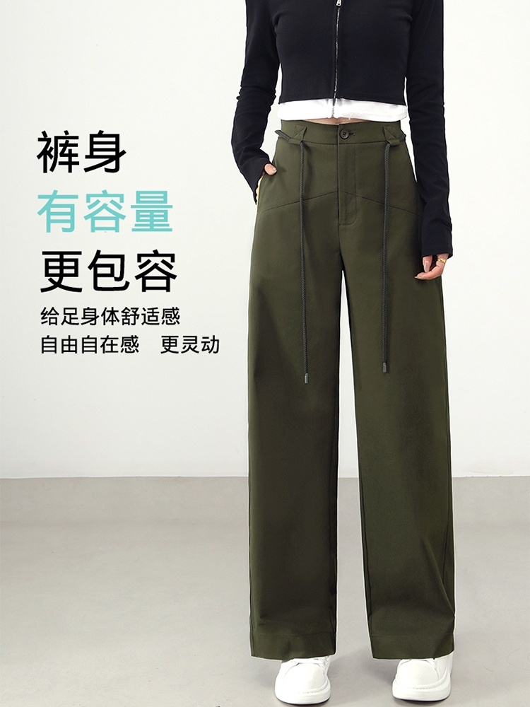 【大牌代工厂出品】和顺圣休闲弯刀裤26010·深绿色