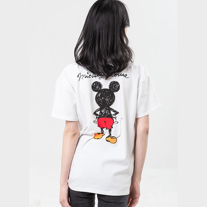 【亲子款】梦丝逸男女2020新款韩版T恤·白色成人款