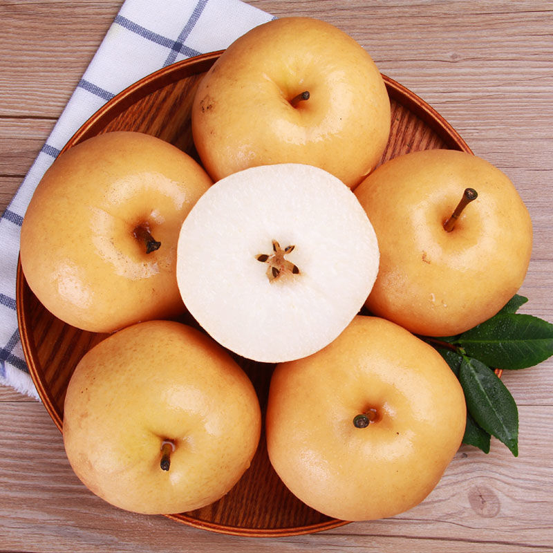 【果哥推荐】山东现摘新鲜丰水梨5斤