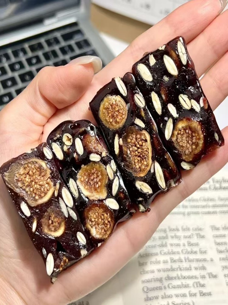 无花果桑葚亚麻籽软糕500g【约14块左右】