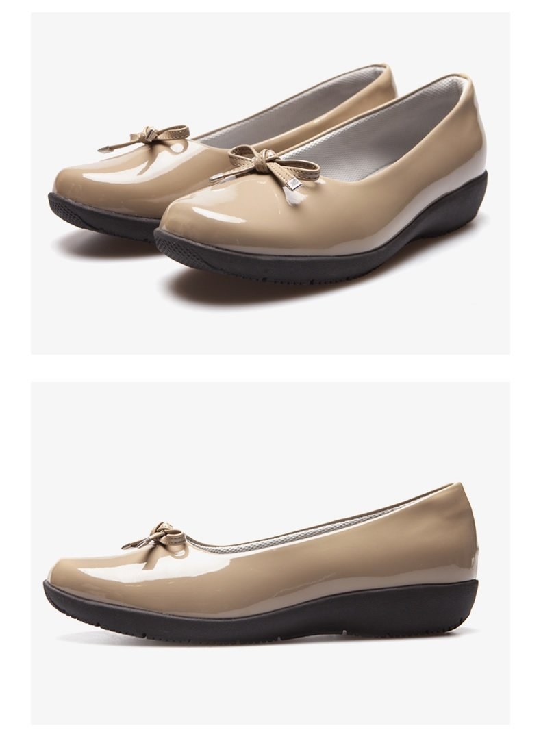 pansy日本时尚防水防滑雨鞋胶鞋女士舒适水鞋小皮鞋成人4934深蓝色