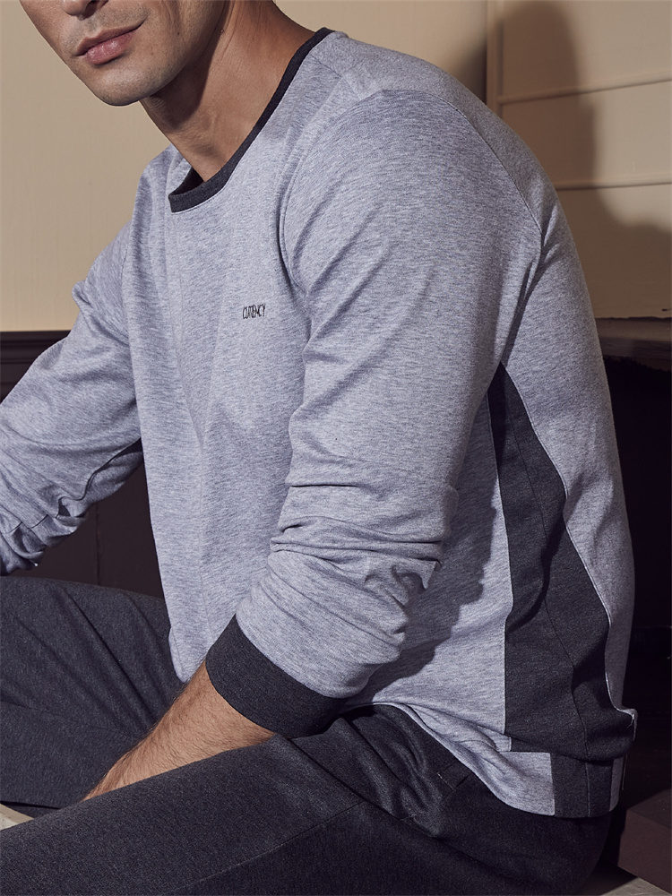 凯瑞斯舒柔棉运动家居长袖衫-2件组·颜色随机