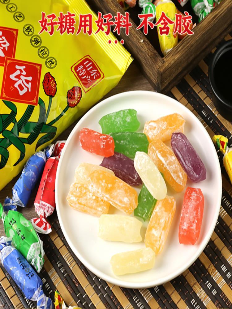 【山东特产】 高粱饴 4斤 500g/袋 拉丝怀旧老式软糖