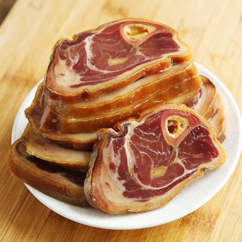 金字美食礼盒640g（火腿片+香肠+腊肉+火腿蹄）