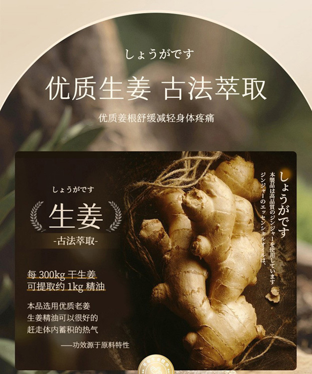 碧素堂艾草生姜按摩油500ml*2瓶