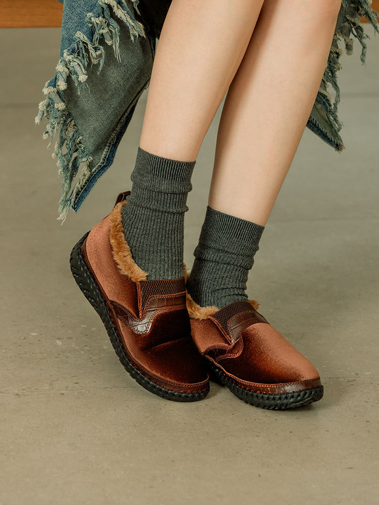 （冬季暖心款）NORMADY暖心鞋·棕色