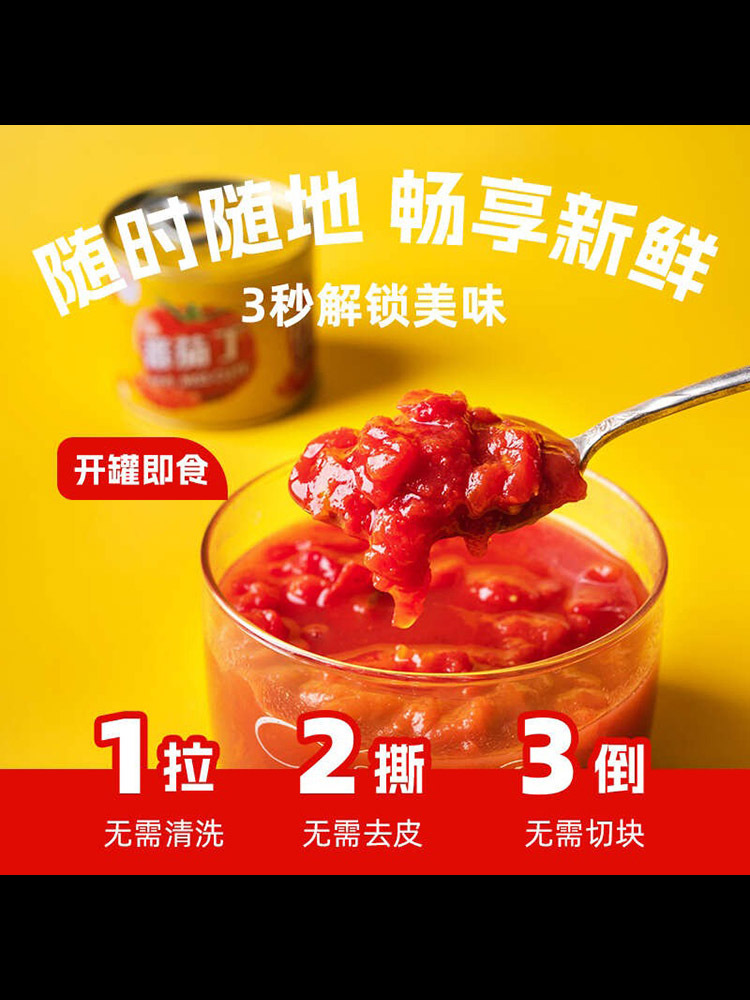 新疆冠农番茄丁210g*6罐