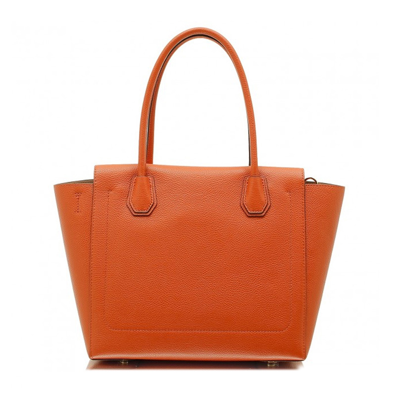 瑕疵品无肩带michaelkors橙色牛皮女士手提包橙色