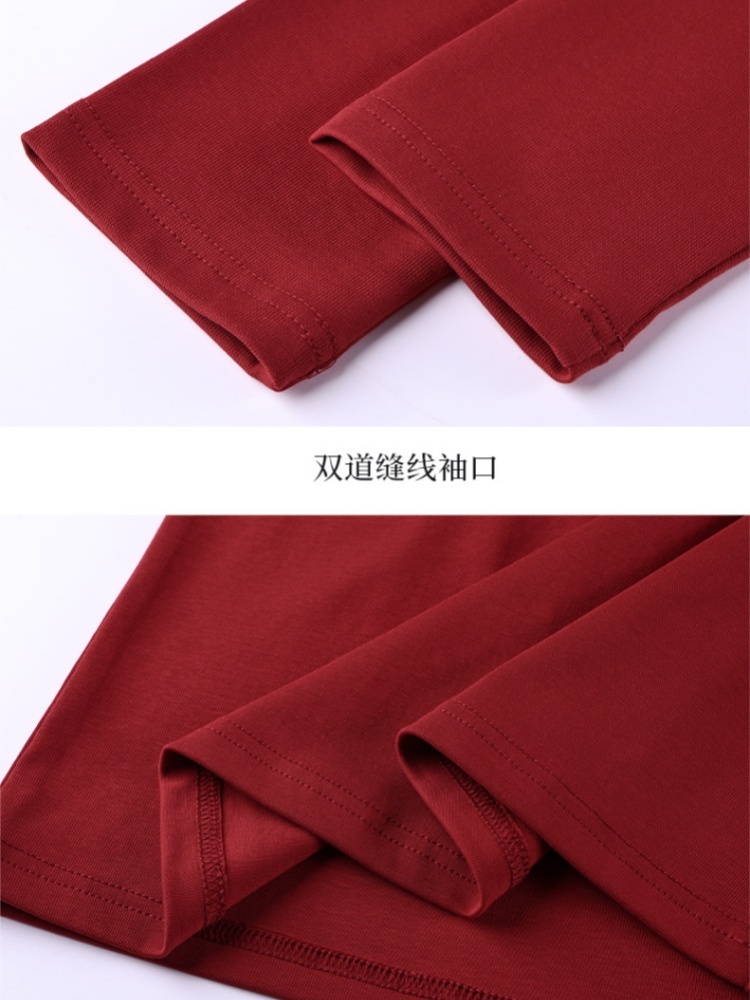 【92精梳棉】轩凌子气质拼接翻领T恤XS82610020·清水绿